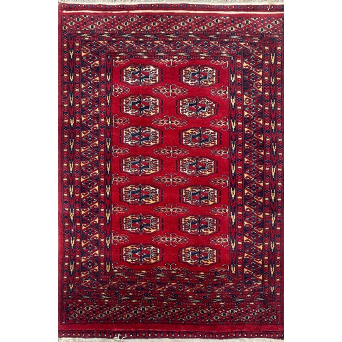 2 - A MORI BOKHARA RUG, PAKISTAN, MODERN