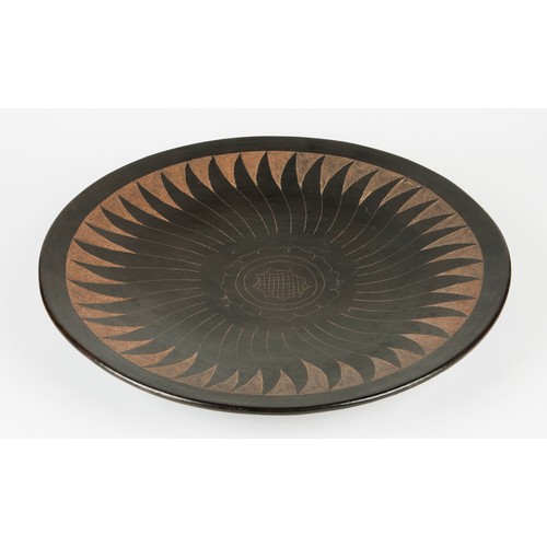 54 - A LARGE MIDDLE-EASTERN STYLE DECORATIVE PLATTER