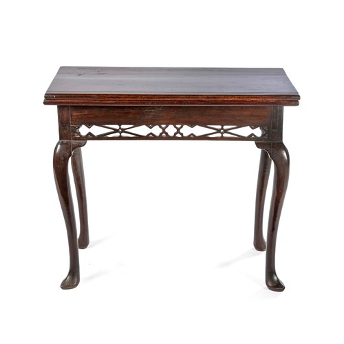 248 - A MAHOGANY GATE-LEG TEA TABLE, 19TH CENTURY