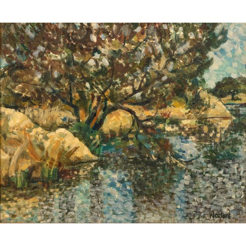 292 - Adele Lennox Walters (South African 20th Century) LAKESCAPE I