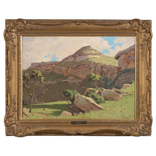 423 - WILLEM HERMANUS COETZER (South African 1900 - 1983) GOLDEN GATE OF THE FREE STATE