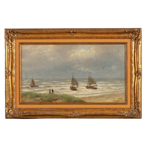 262 - Everhardus Koster (Dutch 1817 - 1892) SAILBOATS