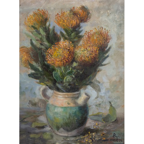 254 - Beatrice Hazell (South African 1864 - 1946) STILL LIFE WITH PROTEAS