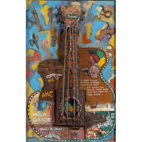 297 - Willie Bester (South African 1956 - ) GUITAR