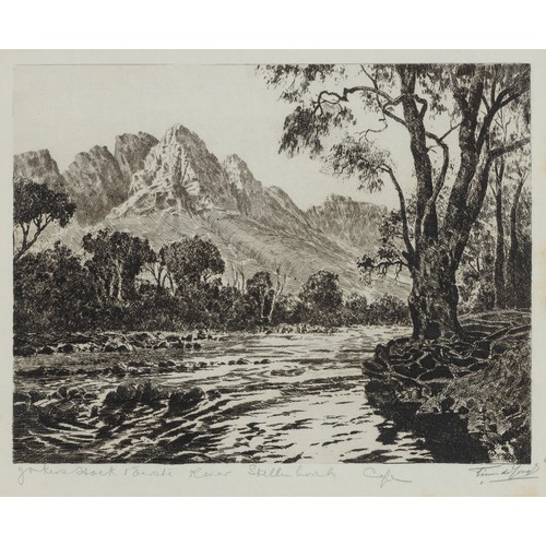 277 - Tinus de Jongh (South African 1885 - 1942) JONKERSHOEK EERSTERIVIER STELLENBOSCH