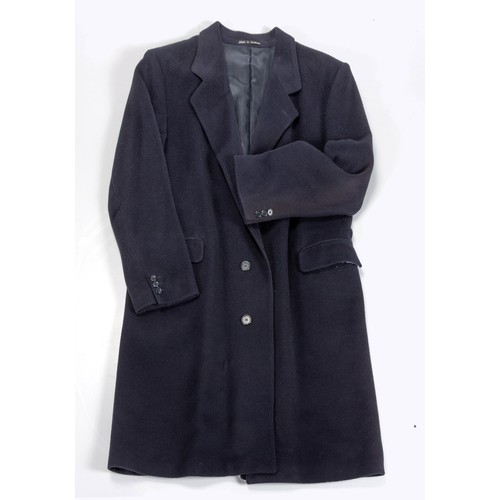 233 - A VINTAGE HARRODS OVERCOAT