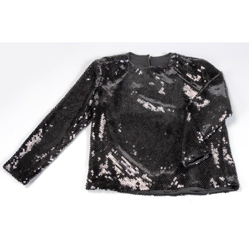 228 - A VINTAGE ELZBIETA ROSENWERTH SEQUIN BLOUSE