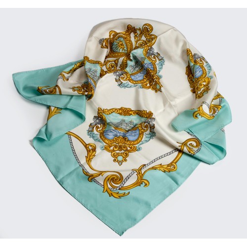 232 - A VINTAGE SILK SCARF