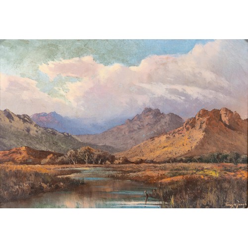 421 - Tinus De Jongh (South African 1885 - 1942) CAPE LANDSCAPE