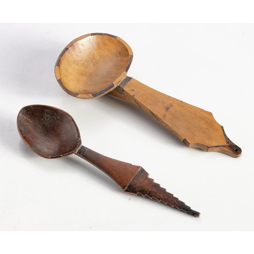 993 - TWO NGONI SPOONS, MALAWI