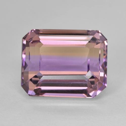 316 - AN AMETRENE, EMERALD CUT 7,14 CARATS