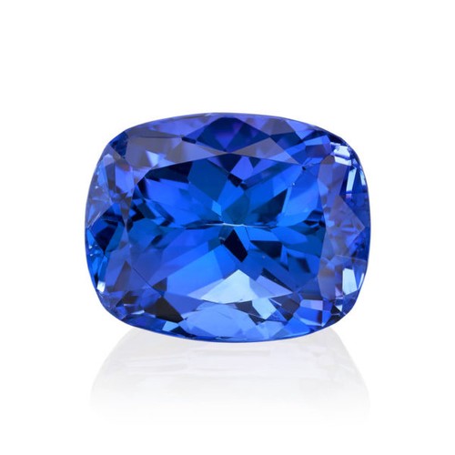 317 - A CUSHION-CUT TANZANITE 1,87 CARATS