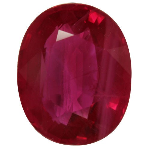 321 - AN OVAL RUBY 3,60 CARATS