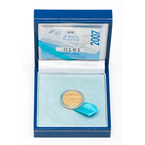 29 - A PROTEA SERIES R5 ENCAPSULATED GOLD COIN