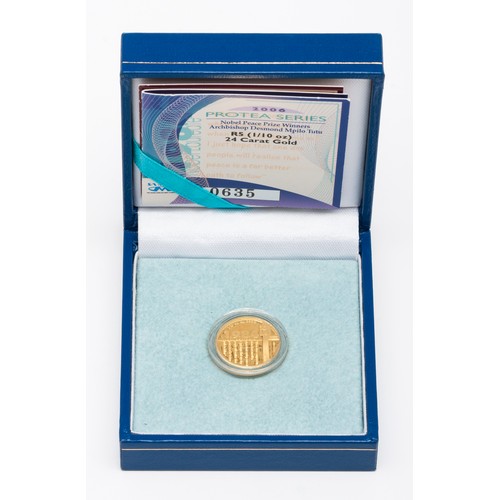 30 - A PROTEA SERIES R5 ENCAPSULATED GOLD COIN