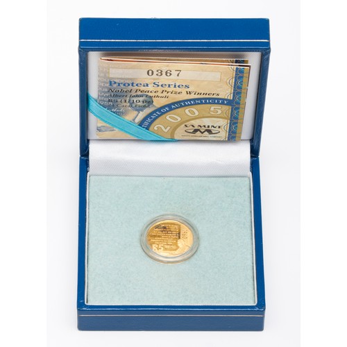 31 - A PROTEA SERIES R5 ENCAPSULATED GOLD COIN