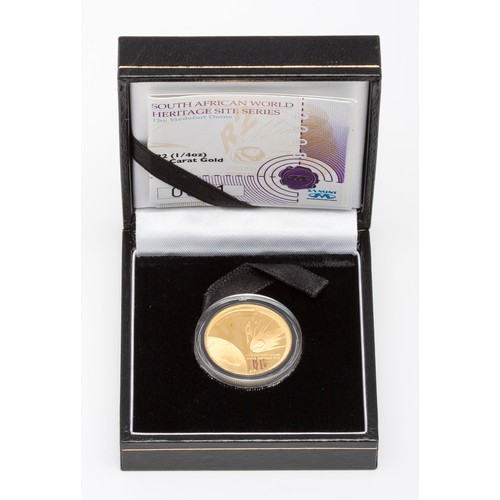 38 - A SOUTH AFRICAN HERITAGE R2 ENCAPSULATED GOLD COIN