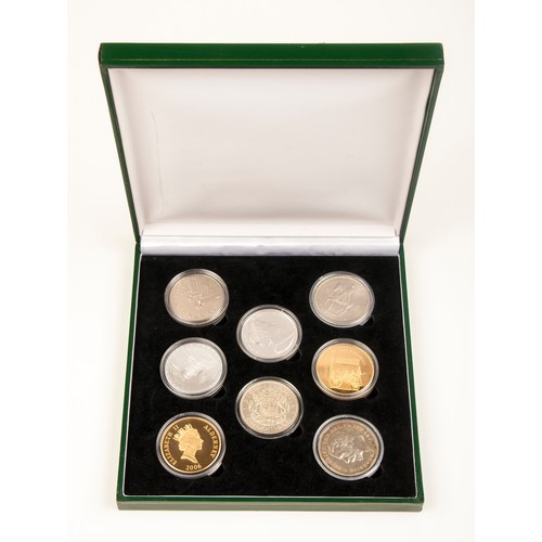 62 - A MISCELLANEOUS COLLECTION OF ENCAPSULATED COINS