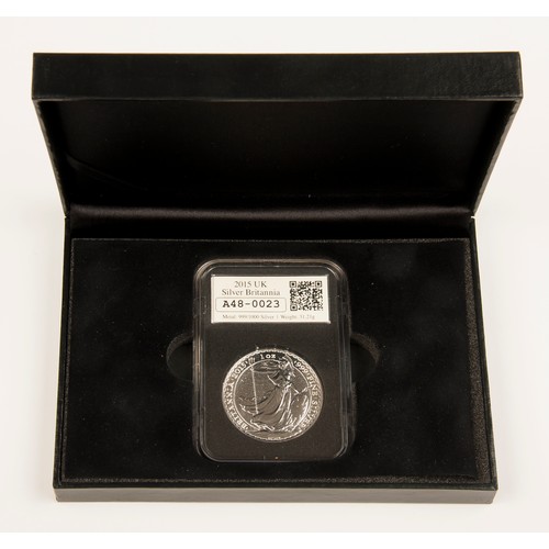 87 - A SILVER 2015 SILVER BRITANNIA COIN