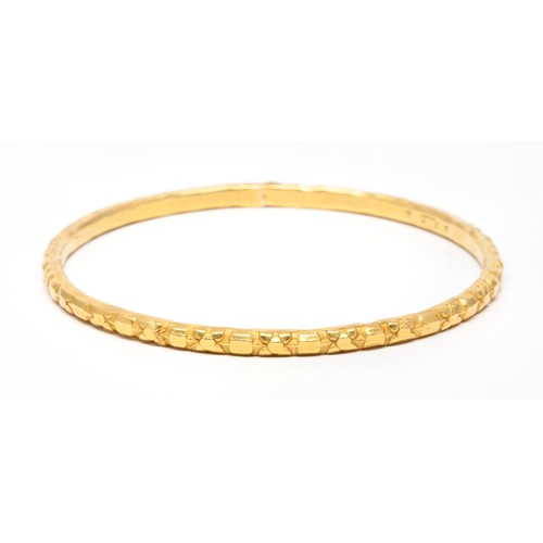 274 - A GOLD BANGLE