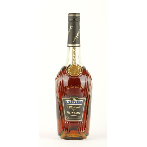 394 - A BOTTLE OF MARTELL COGNAC NAPOLEON