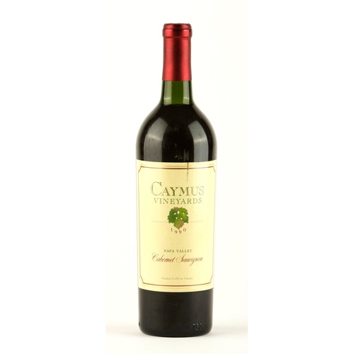 486 - A BOTTLE OF CAYMUS VINEYARDS, NAPA VALLEY CABERNET SAUVIGNON 1990