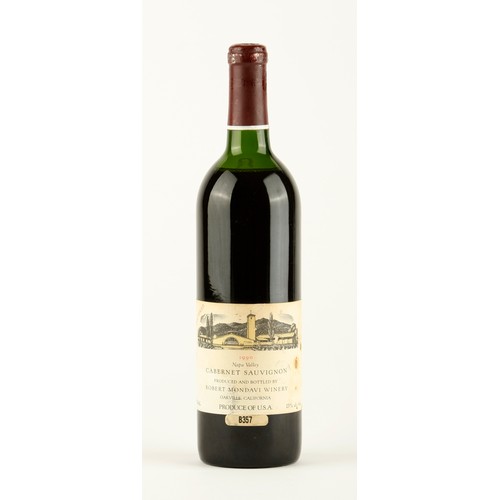 489 - A BOTTLE OF ROBERT MONDAVI WINERY, 1990 CABERNET SAUVIGNON. NAPA VALLEY