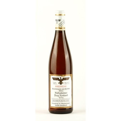 522 - A BOTTLE OF KLOSTER ERBACH ELTVILLE BEERENAUSLESE RUDESHEIMER BERG ROTTLAND 1985