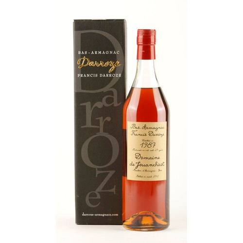 345 - A BOTTLE OF FRANCIS DARROZE ARMAGNAC DOMAINE DE JOUANCHICOT 1987