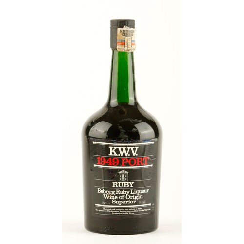 423 - A BOTTLE OF KWV CAPE VINTAGE RUBY 1949