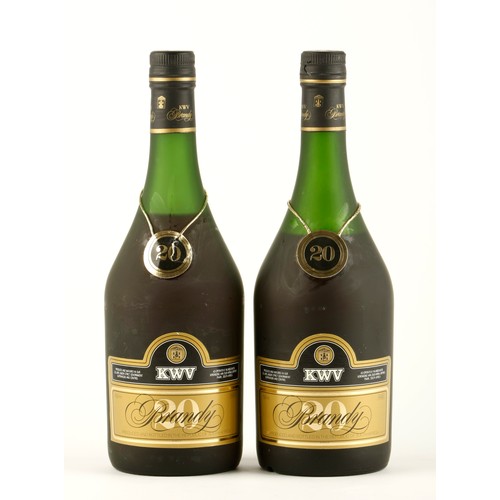 360 - FOUR BOTTLES OF KWV 20 YEAR OLD