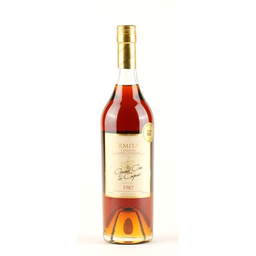 372 - A BOTTLE OF HERMITAGE COGNAC VINTAGE 1987