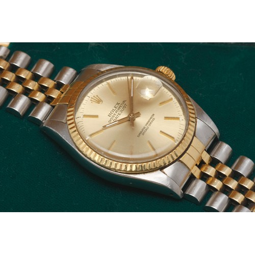 2 - A GENTLEMAN'S ROLEX OYSTER PERPETUAL DATEJUST