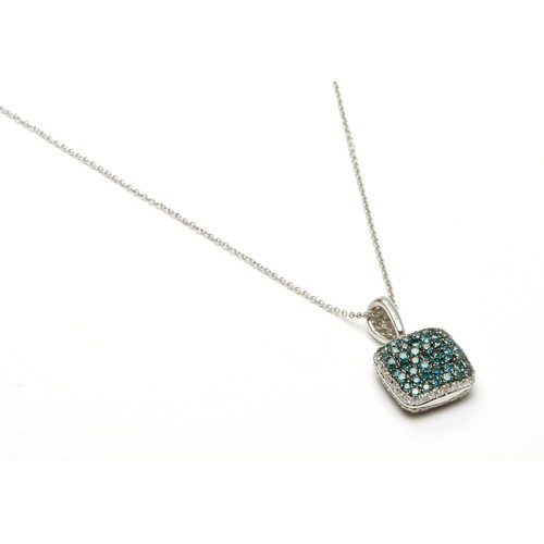 217 - A DIAMOND PENDANT