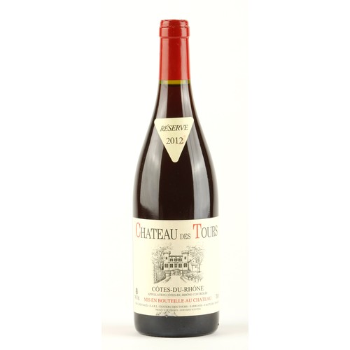 524 - ONE BOTTLE OF CHÂTEAU DES TOURS CÔTES-DU-RHÔNE