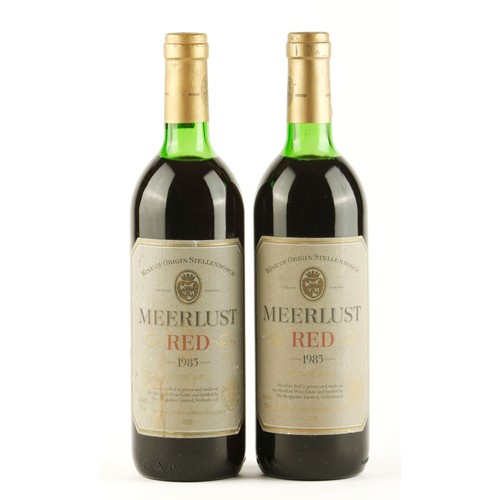 530 - TWO BOTTLES OF MEERLUST RED