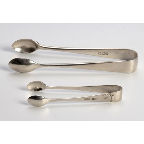 1048 - A PAIR OF VICTORIAN SILVER SUGAR NIPS, JOSIAH WILLIAM AND CO, LONDON, 1897