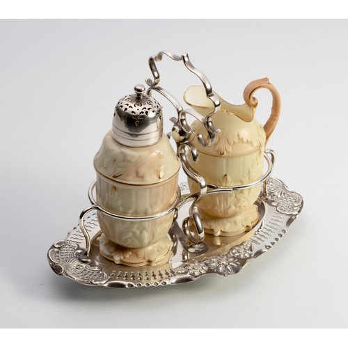 1123 - AN ELECTROPLATED CRUET