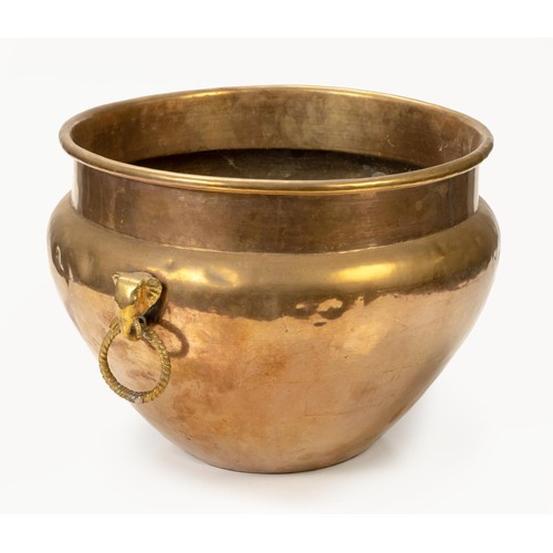 935 - A BRASS JARDINIERE