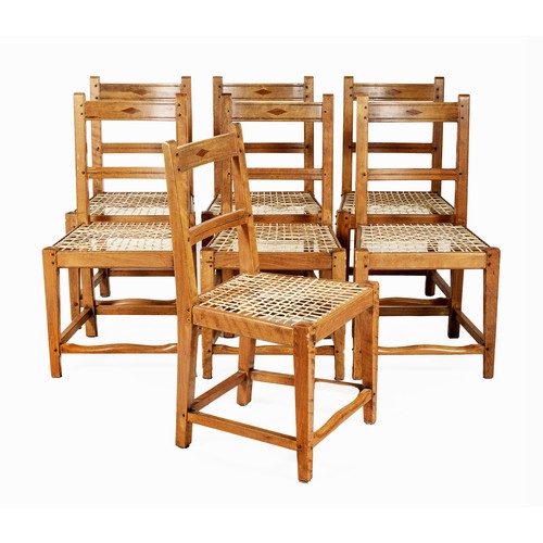 143 - A SET OF SEVEN SANDVELD STYLE CHAIRS, MANUFACTURED BY PIERRE CRONJE