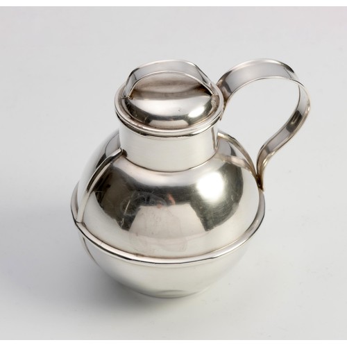 1063 - AN EDWARD VII SILVER MILK JUG, EDWARD MEYER BLANKENSEE, CHESTER, 1905