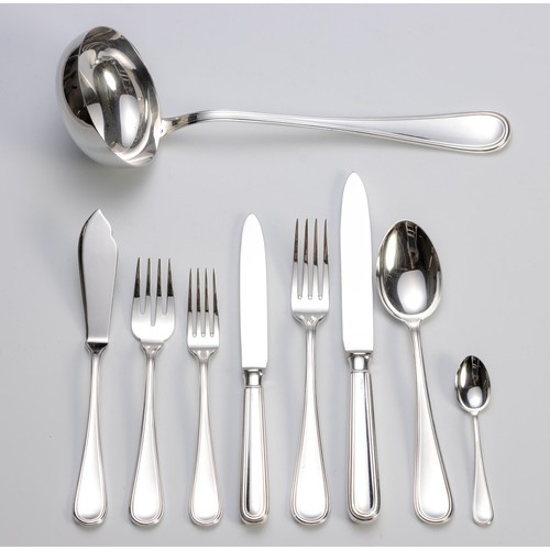 1097 - AN ITALIAN SILVER CUTLERY SET