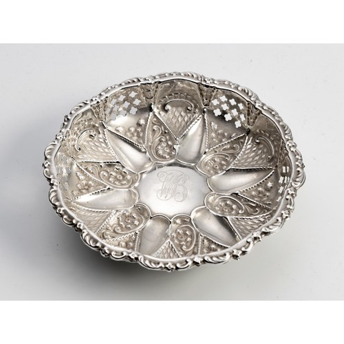 1078 - AN EDWARD VII SILVER BON-BON DISH, WILLIAM DEVENPORT, BIRMINGHAM, 1924