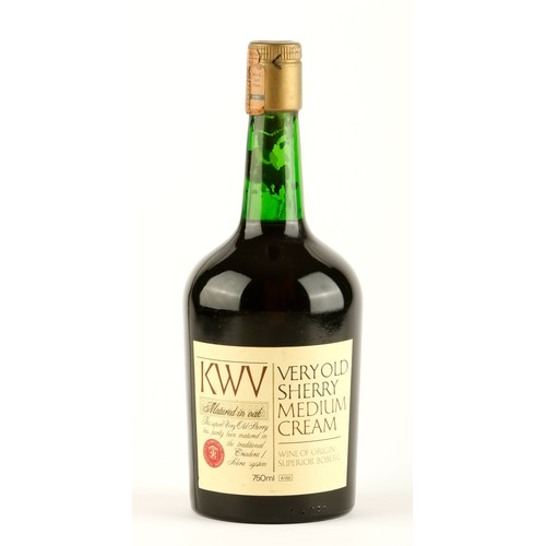 456 - A COLLECTION OF KWV CAPE VINTAGE (FIVE BOTTLES)