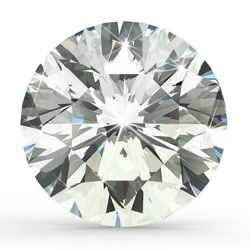 603 - A CERTIFIED 2.64 CARATS  ROUND BRILLIANT-CUT DIAMOND, UNMOUNTED