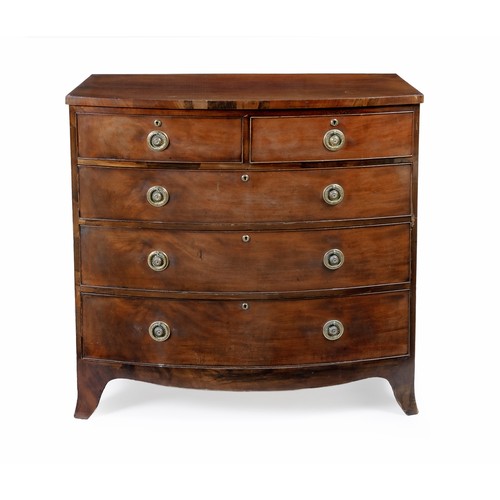 59 - A MAHOGANY CHEST-OF-DRAWERS, LATE 18TH/EARLY 19TH CENTURY