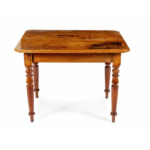 144 - A FRUITWOOD OCCASIONAL TABLE