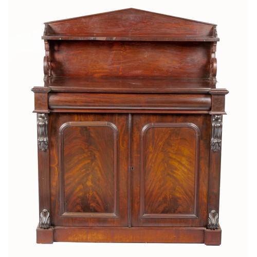 98 - A VICTORIAN MAHOGANY CHIFFONIER