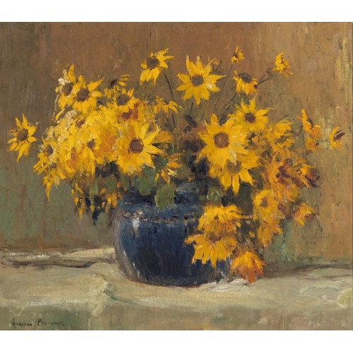 413 - Adriaan Hendrik Boshoff (South African 1935 - 2007) STILL LIFE WITH YELLOW FLOWERS