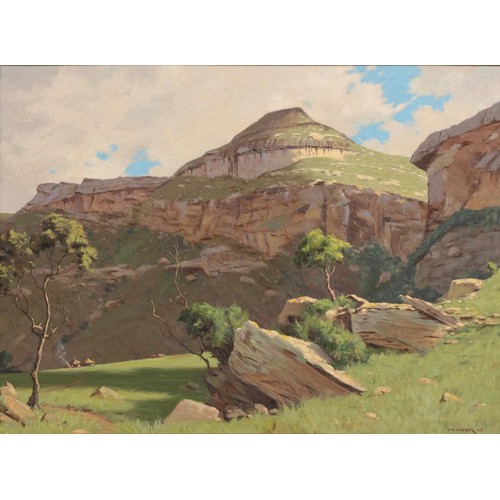 423 - WILLEM HERMANUS COETZER (South African 1900 - 1983) GOLDEN GATE OF THE FREE STATE